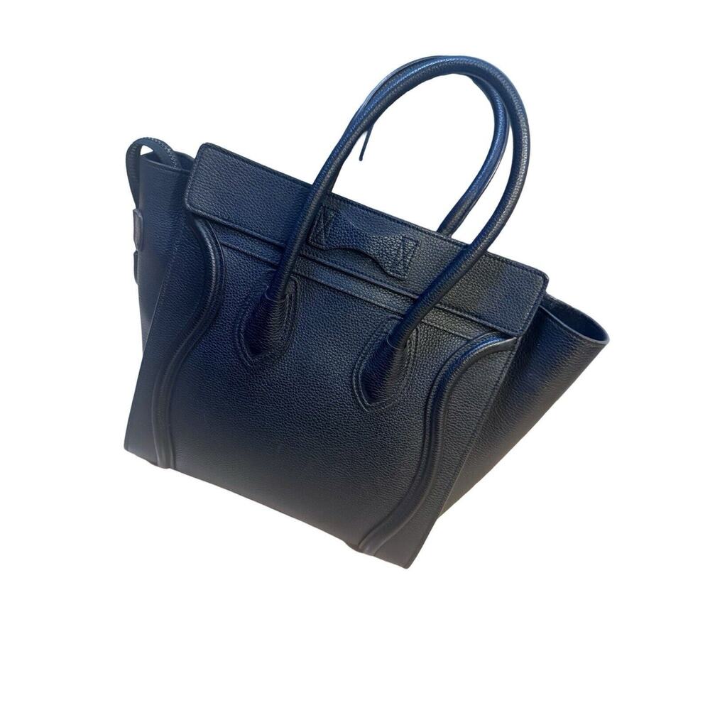 Celine Luggage Tote In Grained Leather EUC Made In Italy - Picture 2 of 8